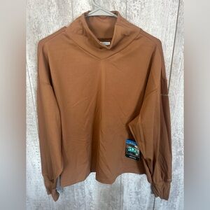 Columbia Women's saddle brown Turtleneck top